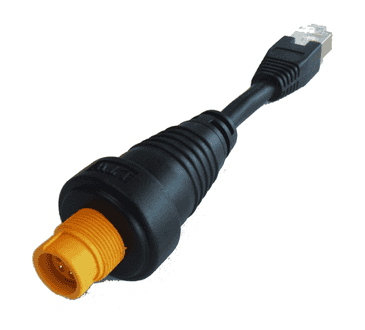Navico RJ45 M to 5 pin F Ethernet Adapter