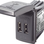 Blue Sea Systems 48VDC DUAL USB 4A SWMNT