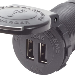 Blue Sea Systems 48VDC DUAL USB 4A SCKTMNT