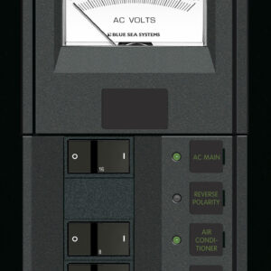 Blue Sea Systems Panel 360 230 V AC 2POS koos pealüliti VMTRFR