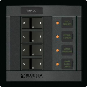 Blue Sea Systems Panel 360 12 V DC 4POS FR