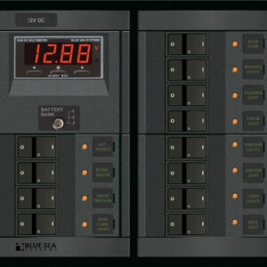 „Blue Sea Systems“ PANEL 360 12VDC 12POS DMM FR