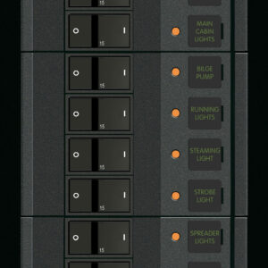 Blue Sea Systems Panel 360 12 V DC 12POS FR V