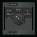 Blue Sea Systems AC ROTARY PANEL 230V/30A OFF+3