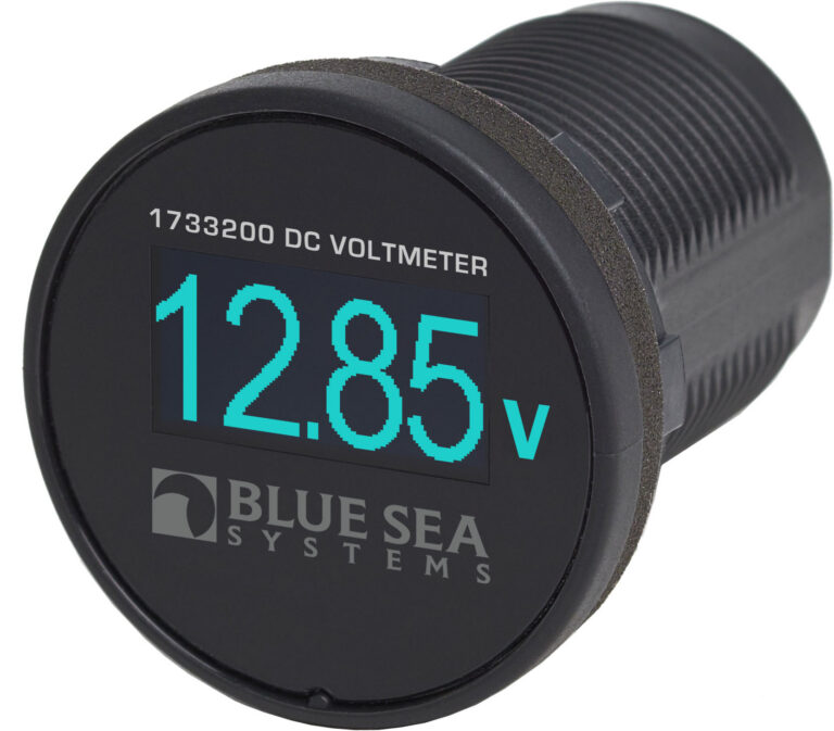 Blue Sea Systems MINI OLED līdzstrāvas voltmetrs - zils