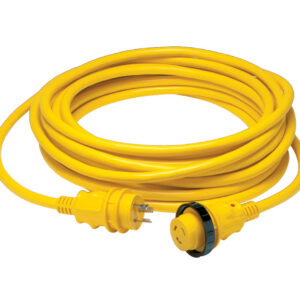 Marinco 30A, 12 colių laidas, LED Ergo Grip