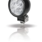 LED prozektor, 6500K,13W/800lm, 9-33VDC, module 70, must ümmargune/väike, 9-33VDC