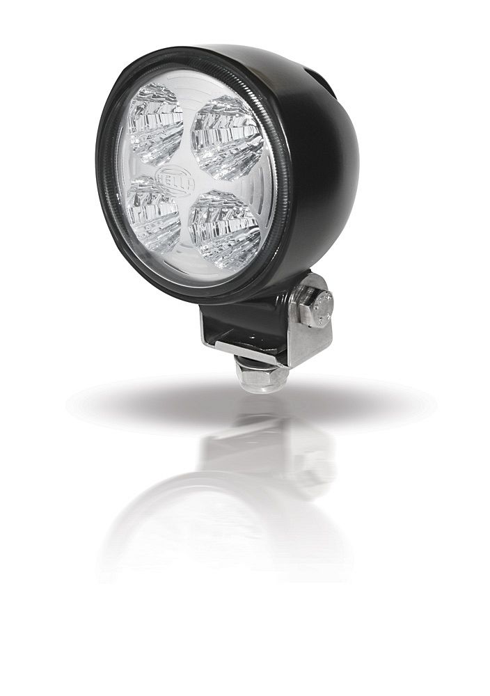 LED prozektor, 6500K,13W/800lm, 9-33VDC, module 70, must ümmargune/väike, 9-33VDC
