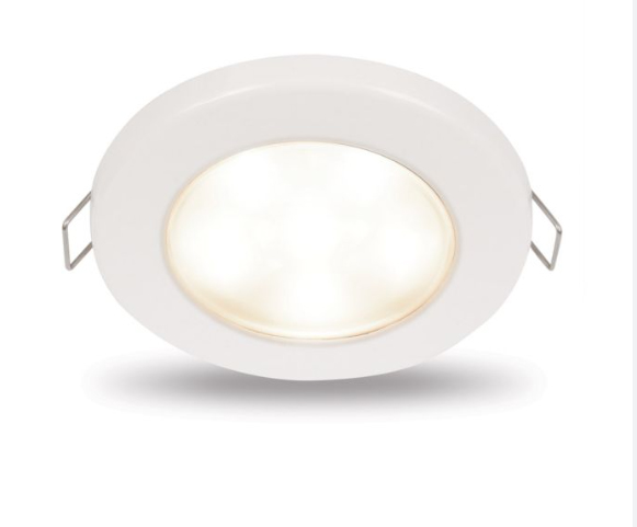 LED DOWNLIGHT EUROLED 95 10-33V WHITE Spring Mount - WHITE Rim BOX