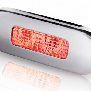STEP LAMP 1X2 RED MD12/24 SS R