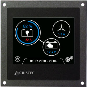3.5’’ TOUCH‐SCREEN Battery monitor (screen + 1 shunt 300A)