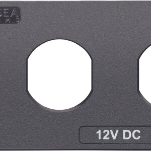 Blue Sea Systems paneel ACC H2O 2 SOCKET BLANK
