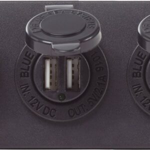 Blue Sea Systems paneel ACC H2O 2 USBS,SCKT,VMETER