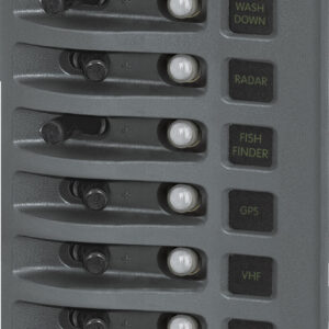 Blue Sea Systems PANELIS WD 12VDC CLB 8POS PELĒKS