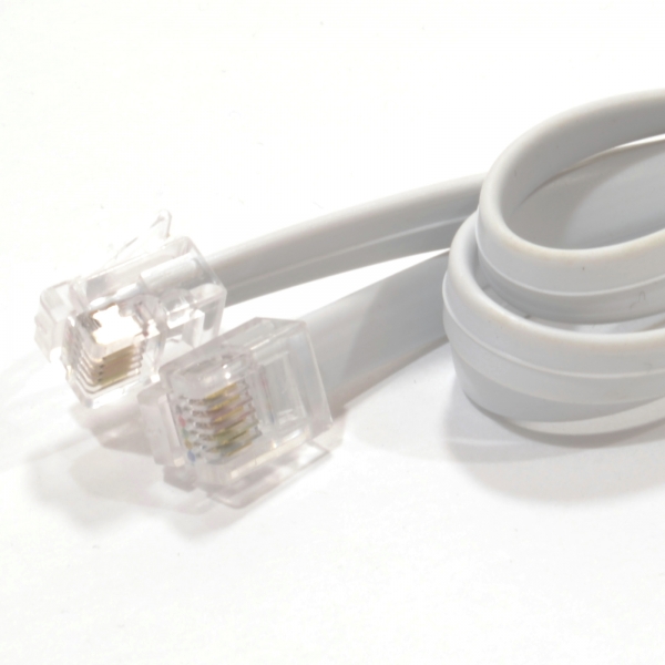 Mastervolt 6 MTR (19FT) TEL.CABLE 6P+2 CONN 6P RJ12