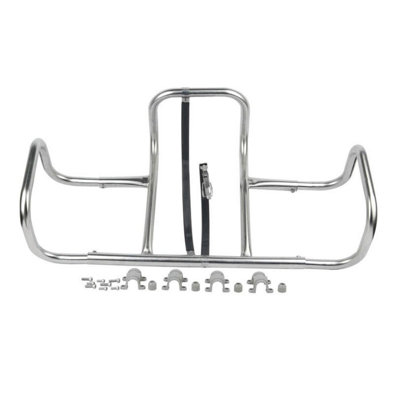 Stainless steel liferaft support base, 750x520x200mm
