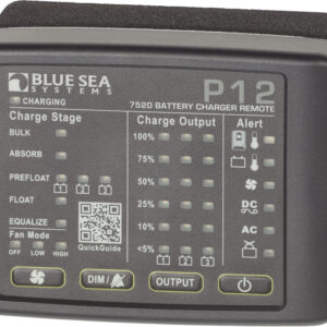Blue Sea Systems P12 akumulatora lādētāja tālvadības pults ar LED