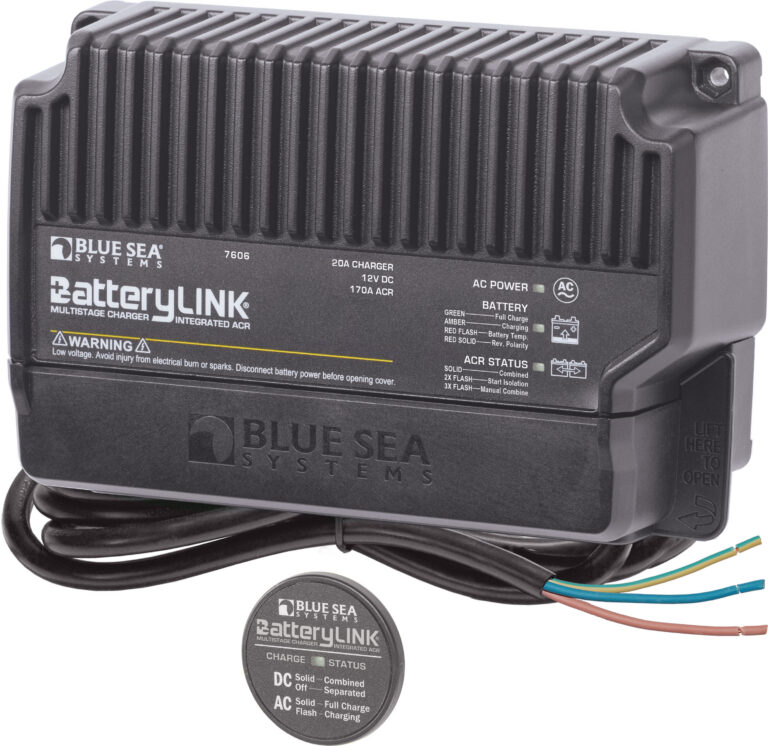 Blue Sea Systems CHARGER BATTERYLINK 12VDC 20 A-BARE WIRE
