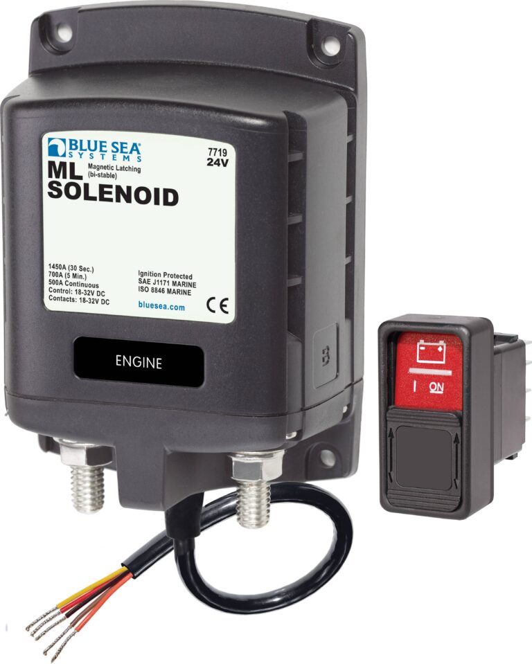 Blue Sea Systems solenoid ML 500 A 24V RBS (hulgipakend)