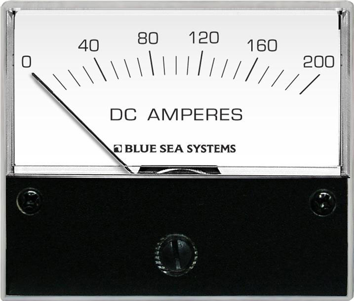 Blue Sea Systems DC ampermeeter 0–200 A, šundiga
