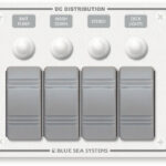 Blue Sea Systems PANELIS H2O 12VDC CLB 4POS H