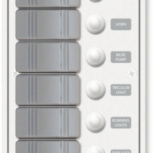 Blue Sea Systems PANELIS H2O 12VDC CLB 6POS V