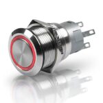Lüliti SISSE/VÄLJA RING 12V PUNANE