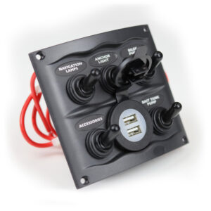 BEP PANEL SPRAYPROOF 5 WAY W.DUAL USB MC10
