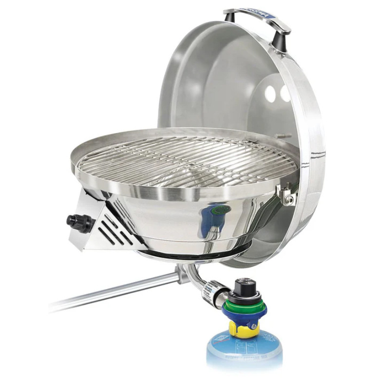 MAGMA Marine Kettle 3 Combination Stove & Gas Grill, Type 2 Valve, Original Size, CE - Image 2