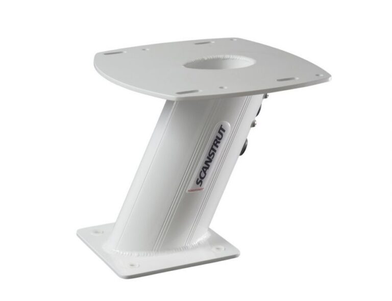 APT-250-01 Aluminium PowerTower aft leaning 250mm / 10" for radomes