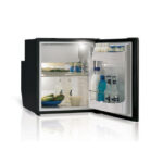 C62i, Single door refrigerator - BLACK -, 62L, 12/24Vdc, Internal