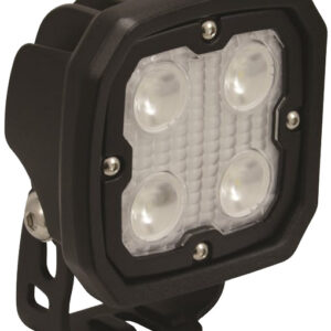 MINI-CANNON APVALUS RINKINYS 2x20W (RŪKO ŠVIESOS SPINDULYS) SU PHOTON LIGHT CORE OPTIKA, ITIN PLATUS ELIPSINIS SELEKTYVUS GELTONAS