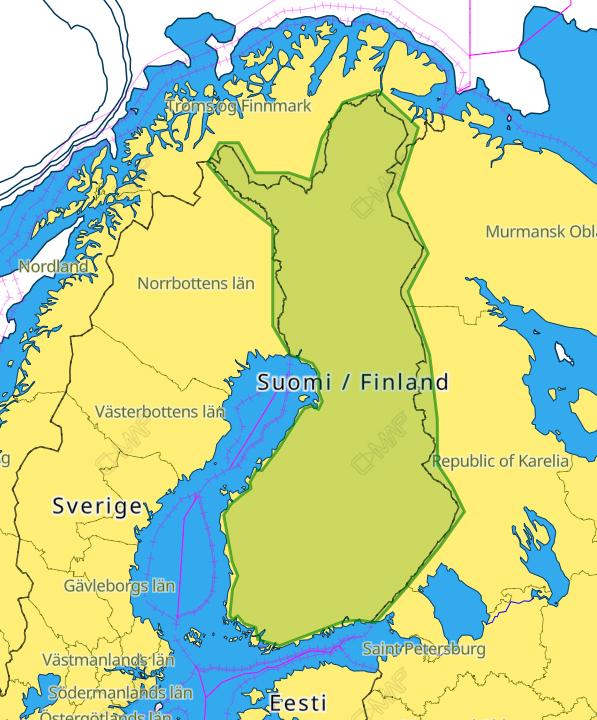 C-MAP DISCOVER - Soome järved
