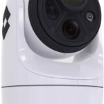 M460 3 asu stabilizēta termālā kamera (640 x 480, 30 Hz PAL/NTSC, 6–24° skata leņķis) ar QHD krāsu vāja apgaismojuma kameru un 2° LED prožektoru