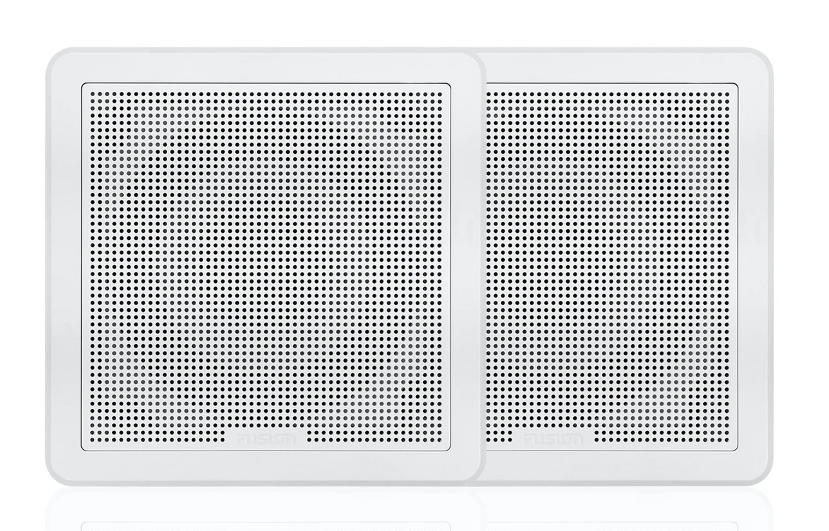 FM-F77SW, Flush Mount Speaker, 7.7", Square White