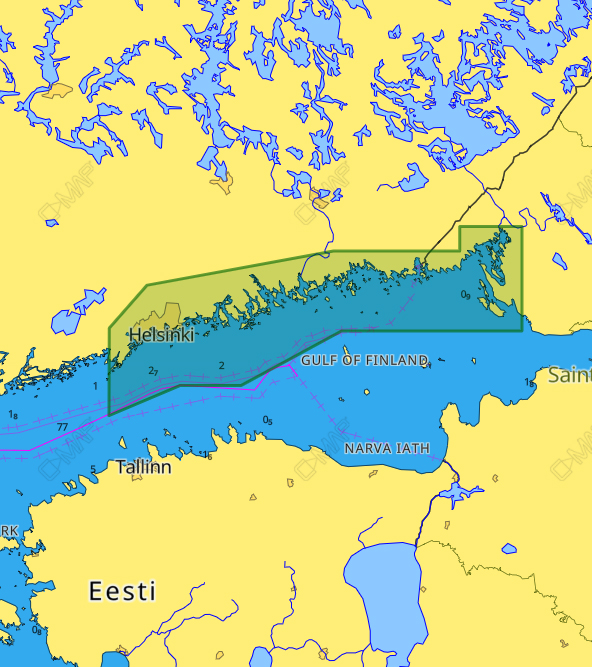 C-MAP GULF OF FINLAND,CENTRAL-MAX