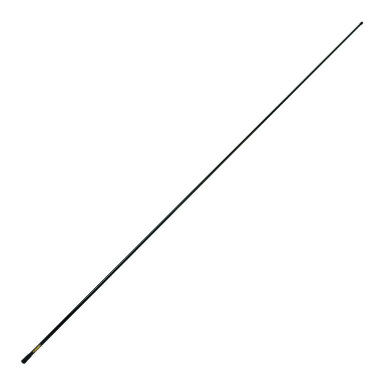 IBIZA - VHF ANTENNA - BLACK - FIBERGLASS TUBE - 3dB - PB - 1,4 m (4,5´) - 6 m (20´) CX - SGM001BK INTEGRATED RATCHET MOUNT, must, kaabliga, kinnitusega