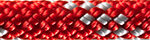 LEECH LINE; 4,0mm; red/silver