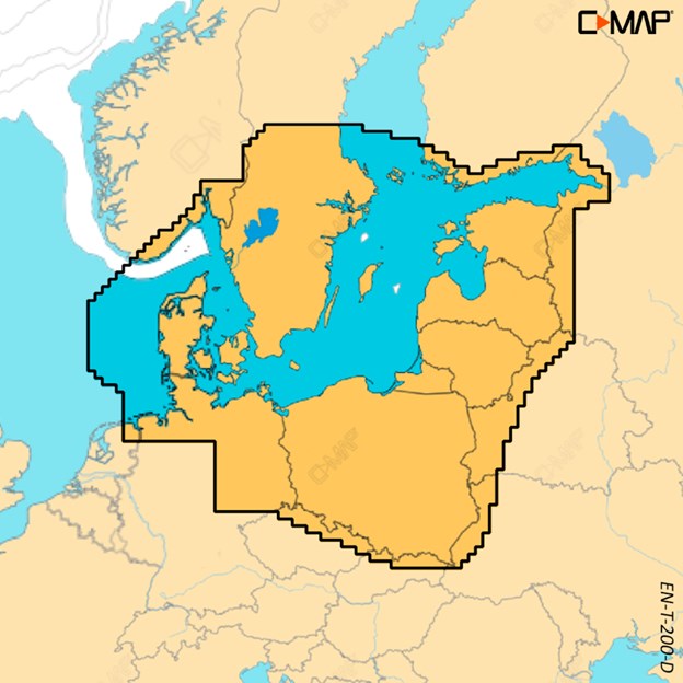 C-MAP DISCOVER X - SKAGERACK, KATTEGATT AND BALTIC SEA