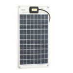 Solar panel; SW 20144 White, 22 Wp 273 x 634 x 6mm, 12V
