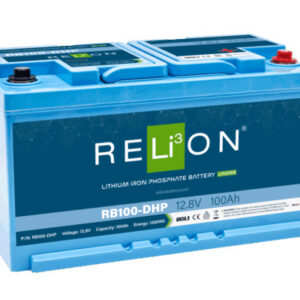 Relion 12.8V 100 Ah DIN-HP 4SC LiFePO4