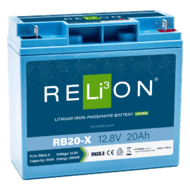Relion 12.8V 20 Ah-X 3SC LiFePO4