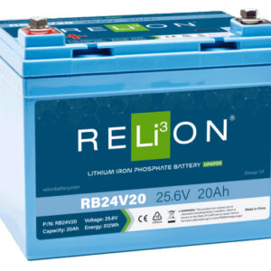 „Relion“ 25,6 V 20 Ah LiFePO4 akumuliatorius