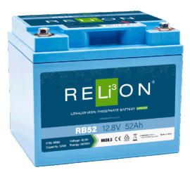 Relion 12.8V 52 Ah 4SC LiFePO4