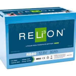 Relion 12.8V 80Ah 4SC LiFePO4 akumuliatorius
