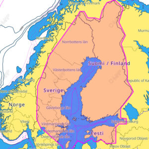C-MAP REVEAL - Finland Lakes