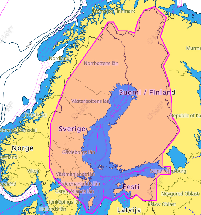 C-MAP REVEAL - Soome järved