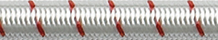SHOCK-CORD; 6,0mm; white/red