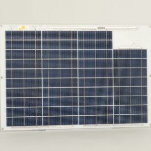 Solar panel; SW 40182 White, 50 Wp 469 x 689 x 6mm, 12V