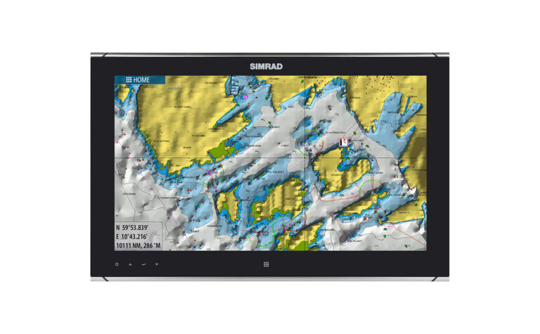 Simrad Yachting monitorius, SIM, MO19-T, jutiklinis, didelio ryškumo